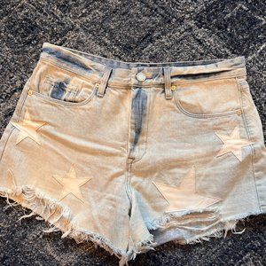 Star-Embellished BlankNYC Denim Shorts